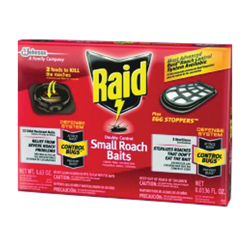 Raid Raid Double Control Small Roach Baits Plus Egg Stoppers, 12 Ct Pest Control
