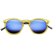 zeroUV 1920's P3 Dapper Vintage Inspired Round Sunglasses 8637 Sunglasses