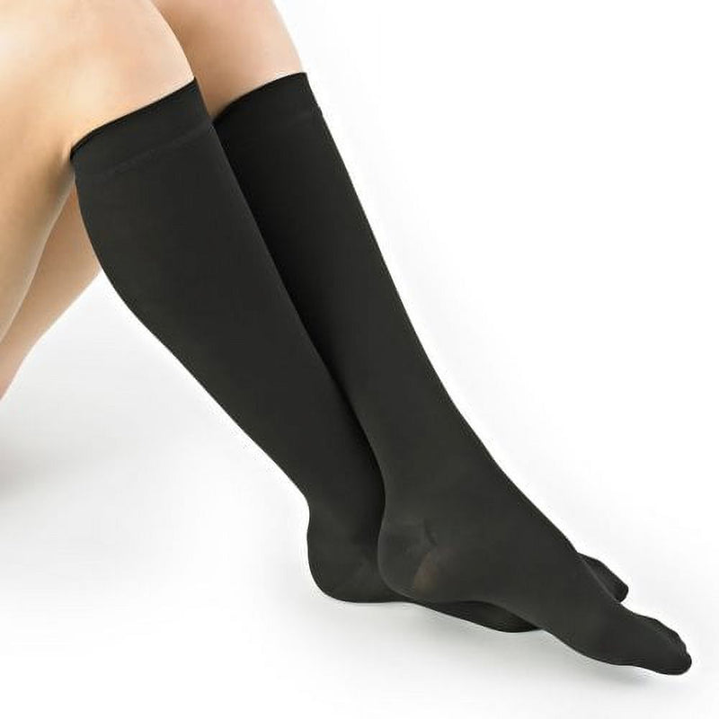 Scott Specialties Loving Comfort Microfiber Knee High 10- 20 Closed Toe Women Black X- Large 1 Pr Tortillas & Wraps