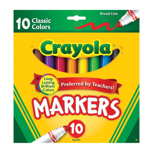 Crayola Crayola Broad Line Classic Colors Nontoxic Markers Markers