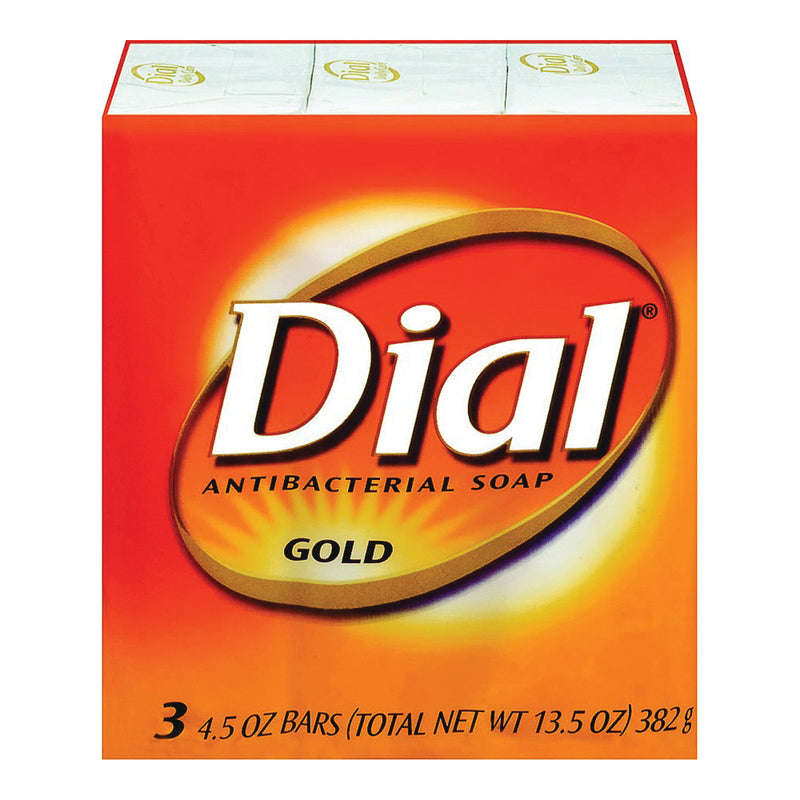 Dial Dial Antibacterial Deodorant Bar Soap, Gold, 4 Ounce, 3 Bars Bar Soap
