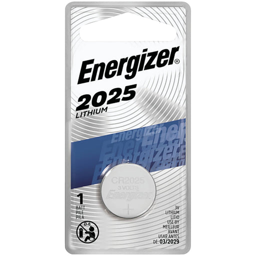 Energizer Energizer 3 Volt Lithium Coin Button Cell Electronic / Watch Batteries ECR2025BP, Color: Silver, Battery Quantity: 1, Power: 3 Volts Batteries