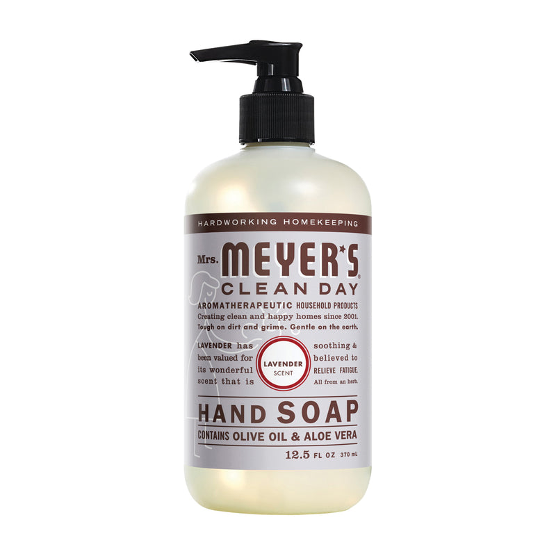Mrs. Meyer's Mrs. Meyer's Clean Day, Liquid Hand Soap, Lavender Scent, 12.5 Fl Oz (370 Ml) Liquid Hand Soap