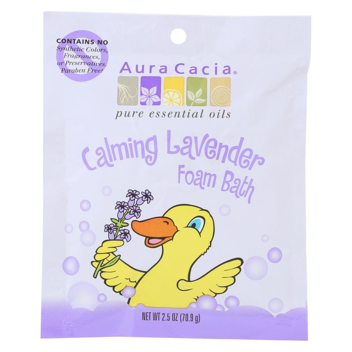 Aura Cacia Calming Foam Bath with Lavender Oil, 2.5 Oz, 6 Pack