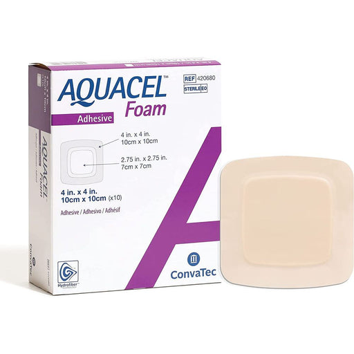 ConvaTec ConvaTec AQUACEL Adhesive Gelling Foam Dressing 4 X 4 Box Of 10 First Aid