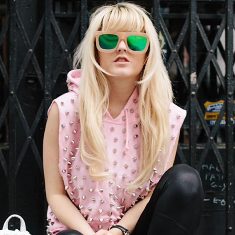 zeroUV Hipster Flat Front Square Horned Rim Mirror Lens Sunglasses A143 Sunglasses