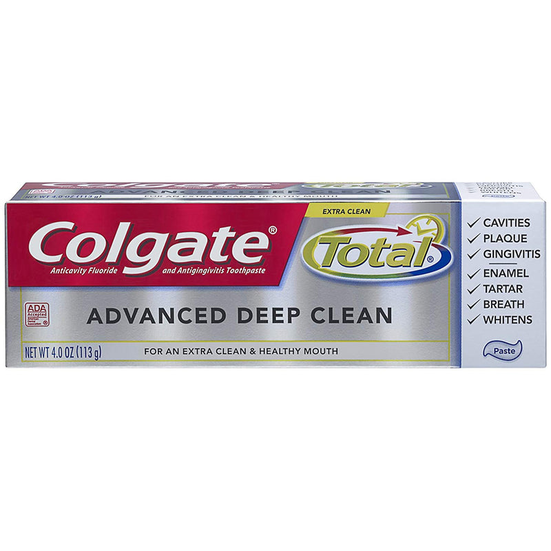 Colgate Colgate Total Toothpaste, Anticavity Fluoride And Antigingivitis, Advanced Deep Clean, Paste Toothpaste