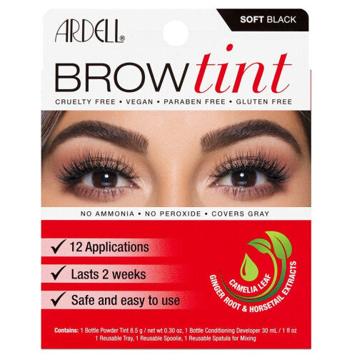 Ardell Ardell Brow Tint, Soft Black, 5 Piece Set Health & Beauty