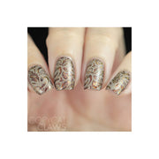 UberChic Beauty Lovely Leaves-02 Stamping Plate