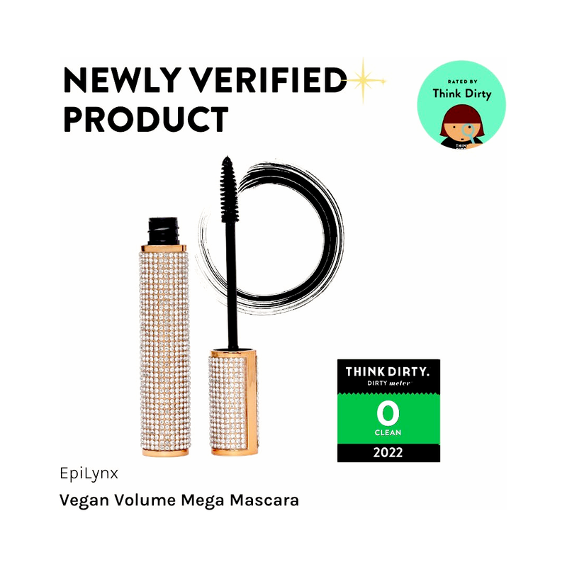 EpiLynx Mega Volume Vegan Mascara – Smudge-Proof with Handmade Diamond Case