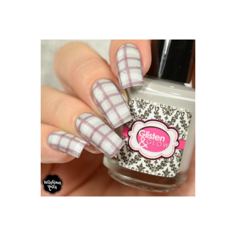 UberChic Beauty Pretty In Plaid-01 Stamping Plate