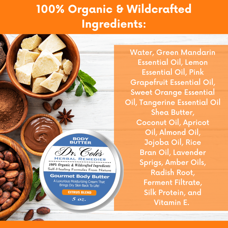 COLEHERBALS 41 - Dr. Cole's Gourmet Body Butter - CITRUS BLEND