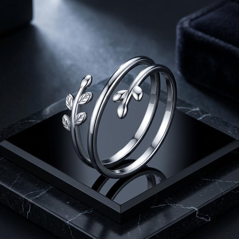 Bids.com 925 Sterling Silver Oxidized Ring for Women Rings