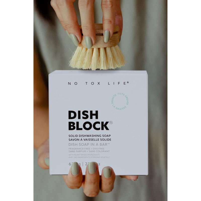 No Tox Life DISH BLOCK® solid dish soap - Huge bar (22.5 oz | 638g) - No Tox Life® Home & Kitchen