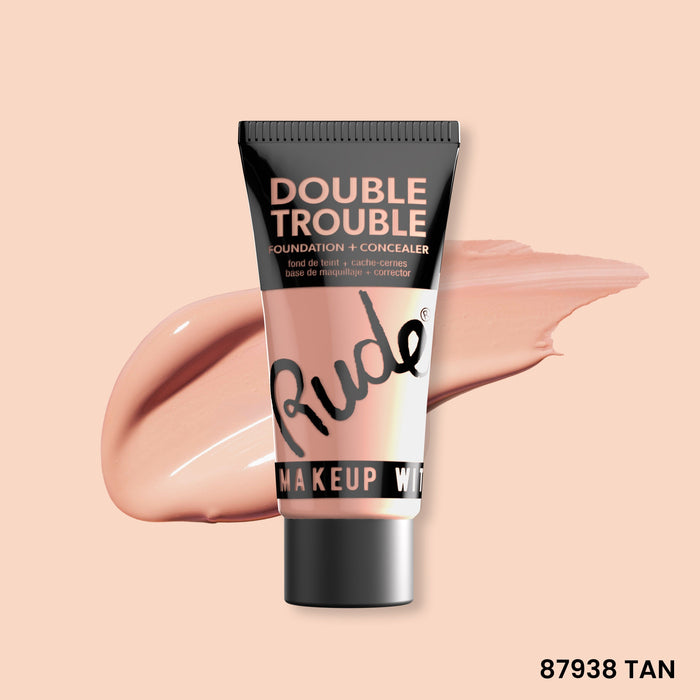 Rude Cosmetics - Rude Cosmetics - Double Trouble Foundation and Concealer