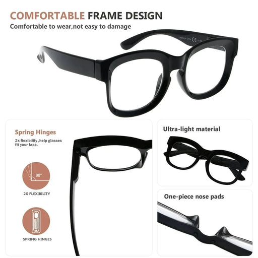 eyekeeper.com 12 Pack Thicker Frame Reading Glasses Ladies Readers R2013 Eyeglasses