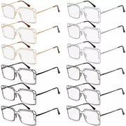 eyekeeper.com 12 Pack Thin Metal Hollow Frame Reading Glasses R2301 Eyeglasses