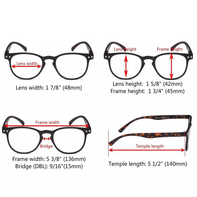 eyekeeper.com 12 Pack Women's Reading Glasses with Reading Sunglasses R060 Eyeglasses