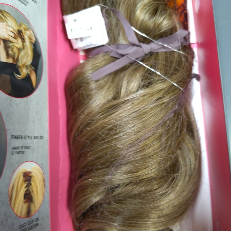 VIP Extensions 12" simply wavy clip on pony color R12/26 honey brown Hair Extension Accessories