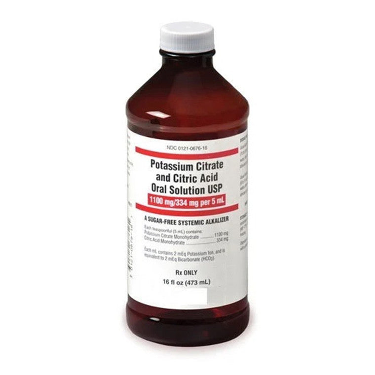 Method Pharmaceuticals Method Pharmaceuticals Potassium Citrate And Citric Acid Oral Solution USP 1100/334 Mg, 16 Oz Medicine Cabinets