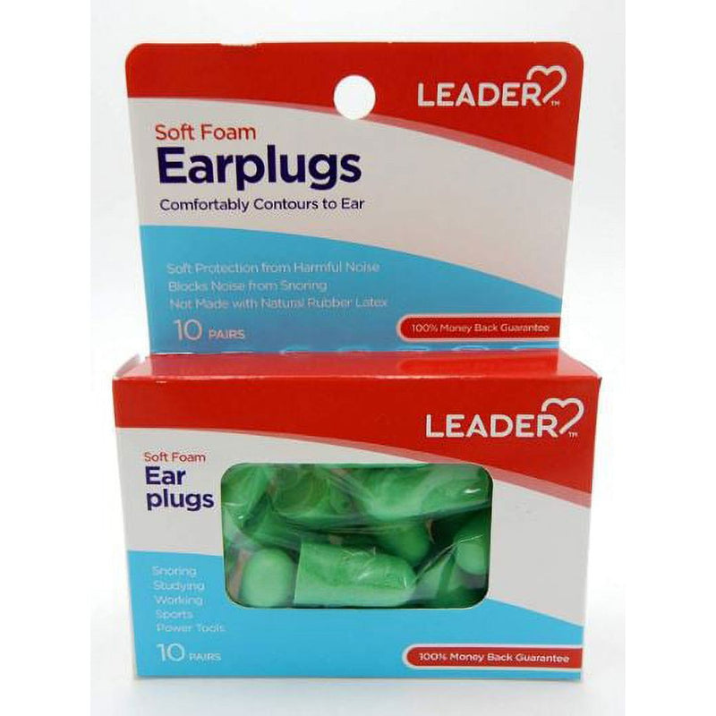 Leader Leader Earplugs Soft Foam 20Ct Earplugs