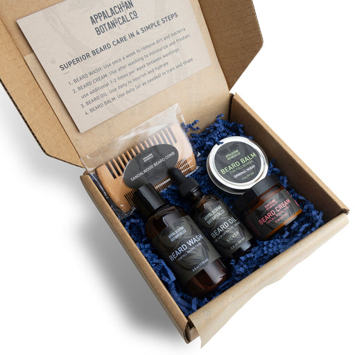 Appalachian Botanical Co. Complete Beard Care Kit Shaving & Grooming Gift Set