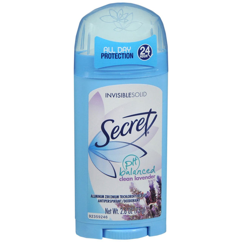 Secret Secret Invisible Solid Antiperspirant Deodorant Clean Lavender Deodorant