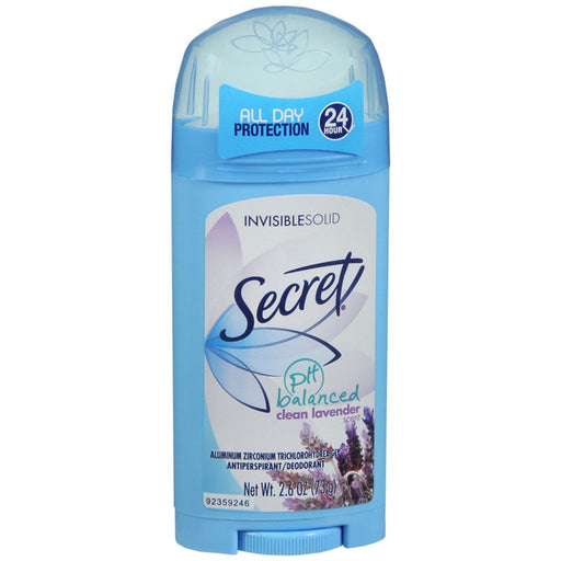 Secret Secret Invisible Solid Antiperspirant Deodorant Clean Lavender Deodorant