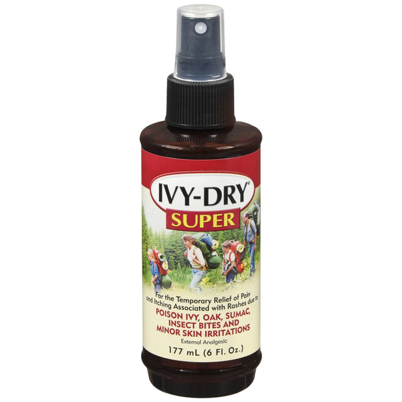 Ivy Dry Ivy Dry Super Itch Relief Spray, 6 Fl Oz Health & Beauty White Smoke