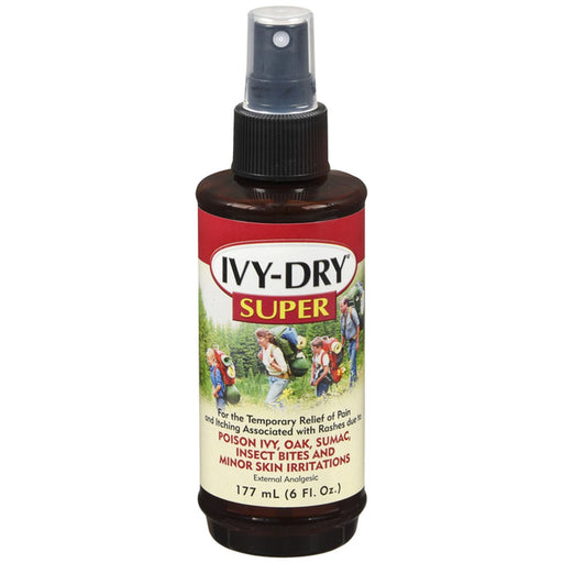 Ivy Dry Ivy Dry Super Itch Relief Spray, 6 Fl Oz Health & Beauty White Smoke