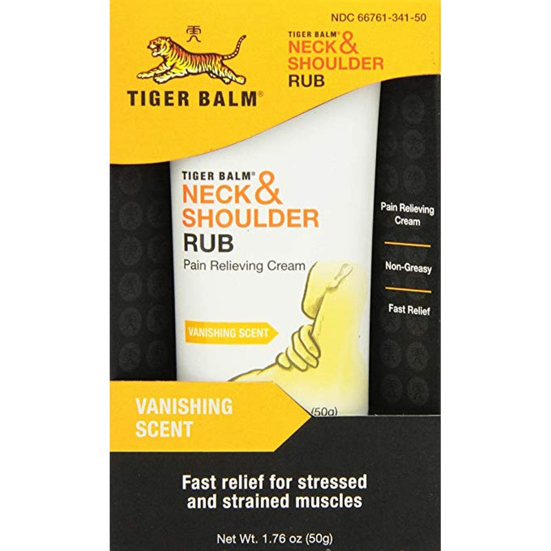 Tiger Balm Tiger Balm Neck & Shoulder Rub Vanishing Scent 1.76 Oz Health & Beauty