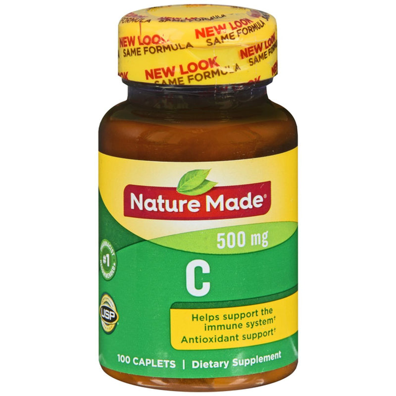Nature Made Nature Made Vitamin C, Antioxidant Support, 500 Mg, Tablets Vitamins & Supplements