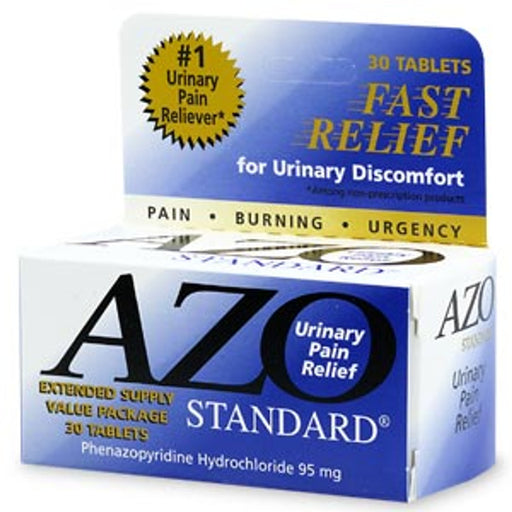 AZO AZO Urinary Pain Relief, 95 Mg, Tablets, Value Size,30ea Health & Beauty