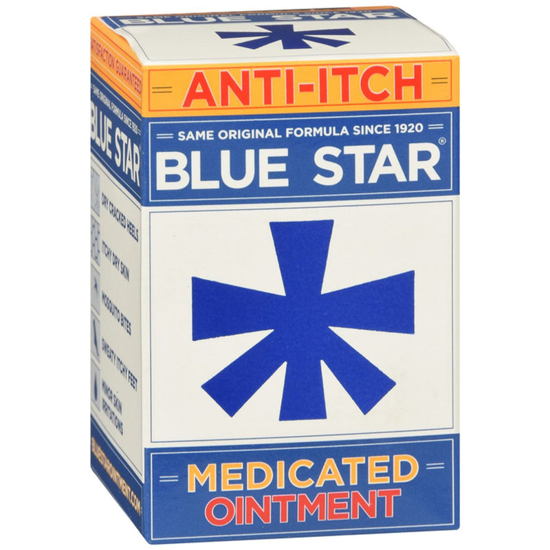 Blue Star Blue Star Medicated Anti-Itch Ointment – 2 Oz Jar First Aid Lavender