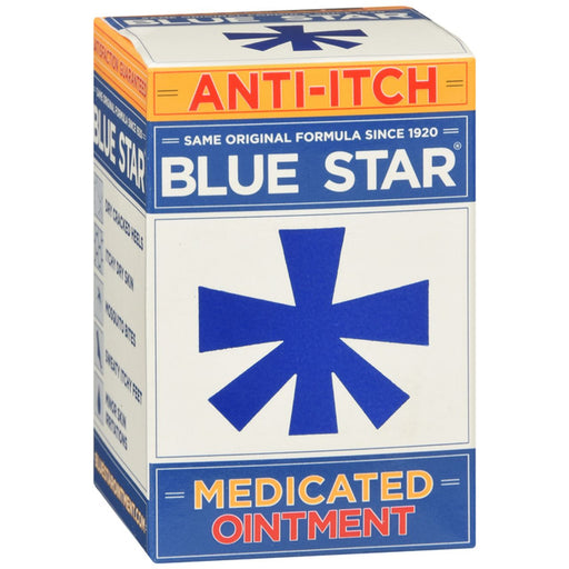 Blue Star Blue Star Medicated Anti-Itch Ointment – 2 Oz Jar First Aid Lavender