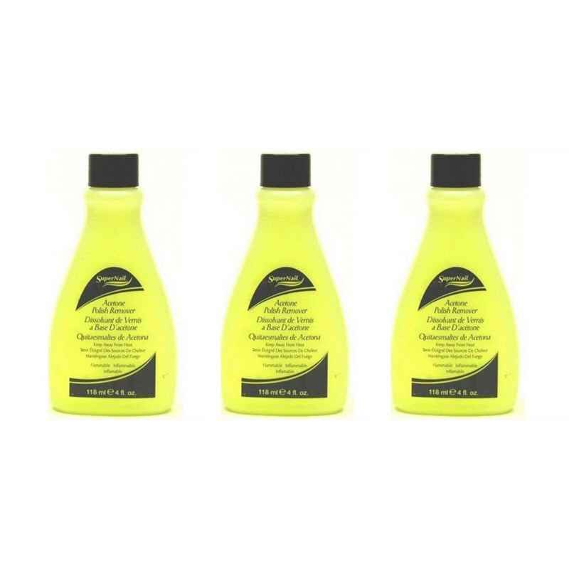 Supernail Supernail Super Nail Acetone Polish Remover, Yellow, 4 Oz Nails White Smoke