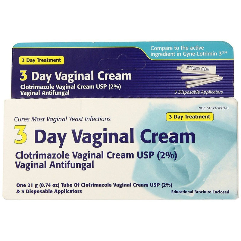 Clotrimazole vaginal 3 Day  vaginal Cream 2% 21 Gm Health Care