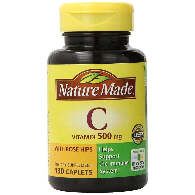 Nature Made Nature Made Vitamin C 500 Mg Caplets With Rose Hips - 130ct Vitamins & Supplements