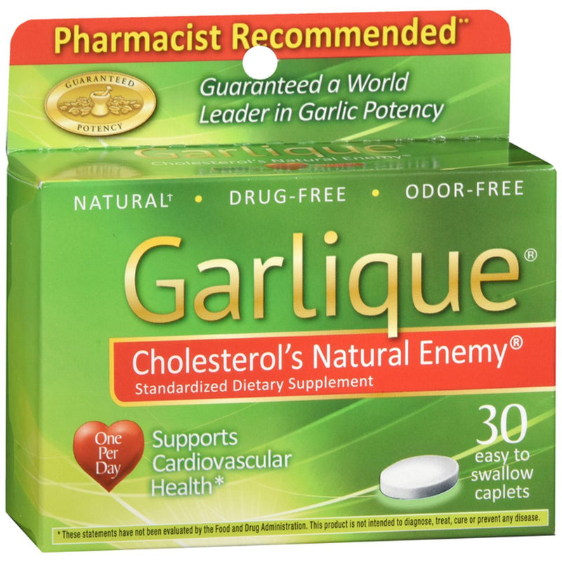 Garlique Garlique® Healthy Blood Pressure Formula – Odorless Garlic (60 Caplets) Vitamins & Supplements
