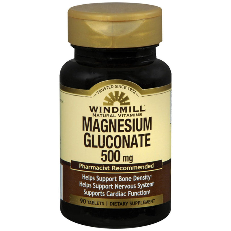 Windmill Windmill Magnesium Gluconate 500 Mg - 90 Tablets Vitamins & Supplements