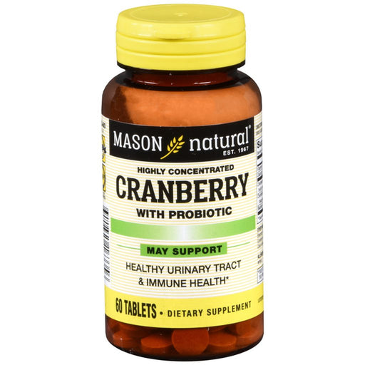 Mason Natural Mason Natural Cranberry With Probiotic, Highly Concentrated, 60 Tablets Vitamins & Supplements
