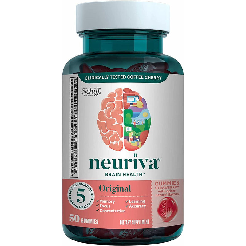 Neuriva Neuriva Original Brain Health Support Gummies, Strawberry Vitamins & Supplements