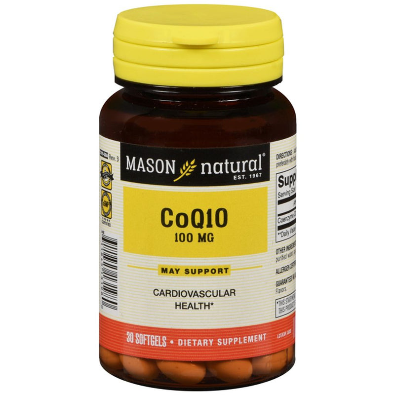 Mason Natural Mason Natural Co Q-10 100 Mg Softgels Vitamins & Supplements