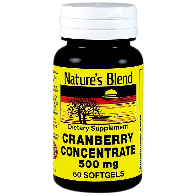 Nature's Blend Nature's Blend Cranberry Concentrate 500 Mg Soft Gels Vitamins & Supplements