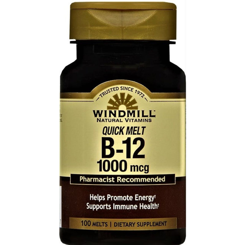 Windmill Windmill Vitamin B-12, 1000 Mcg, Sublingual Tablets Vitamins & Supplements