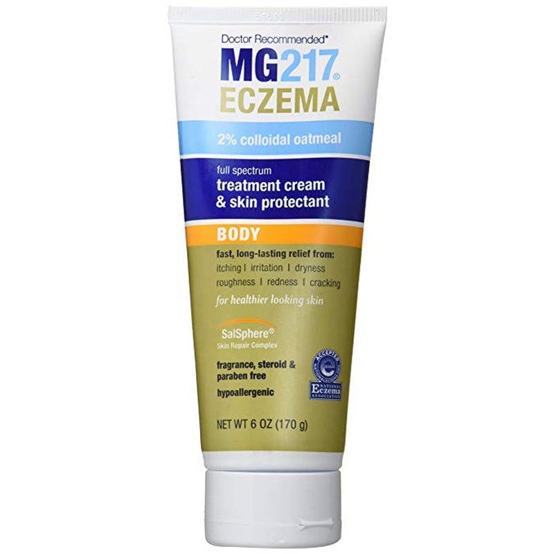 Mg 217 Mg 217 Eczema Body Cream With 2% Colloidal Oatmeal, 6 Oz Lotion & Moisturizer