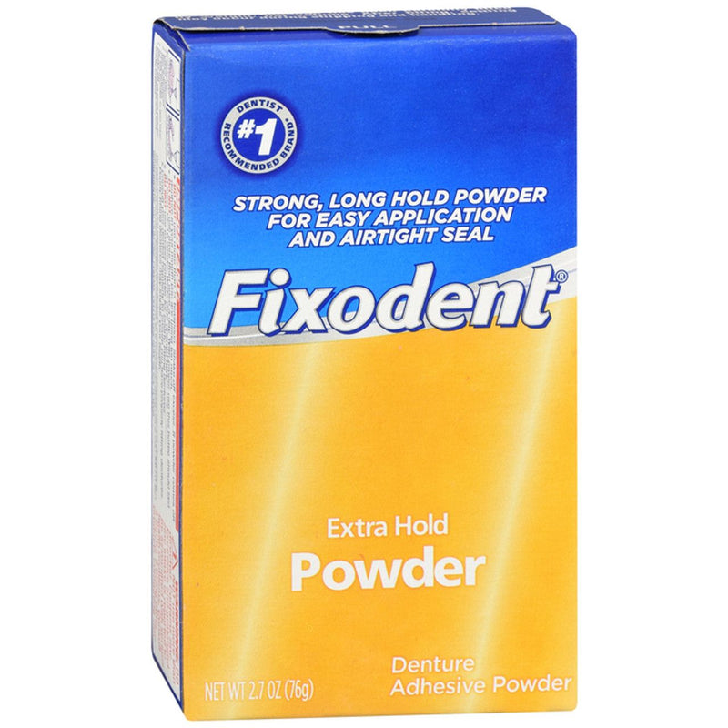 Fixodent Fixodent Denture Adhesive Powder, Extra Hold, 2.7 Oz (76 G) Denture Adhesives