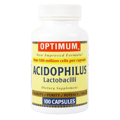 Optimum Optimum Acidophilus Lactobacilli Capsules Vitamins & Supplements