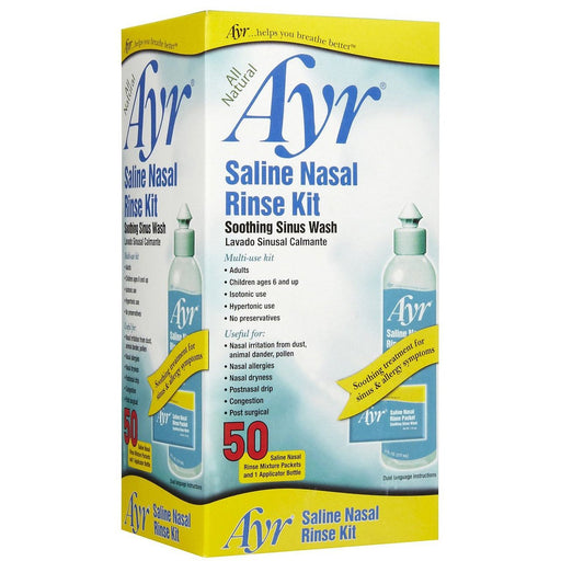 Ayr Ayr Saline Nasal Rinse Kit - 1 Bottle, 50 Refills Health & Beauty