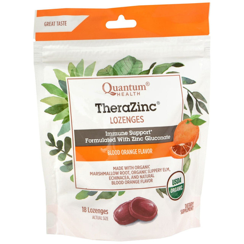 Quantum Health Quantum Health Research Thera Zinc Lozenges - Blood Orange Vitamins & Supplements White Smoke